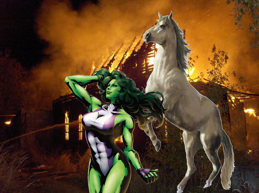 Сказка про женскую слабость.